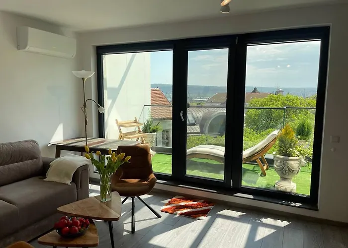 Panoramic In With Underground Parking Apartment *